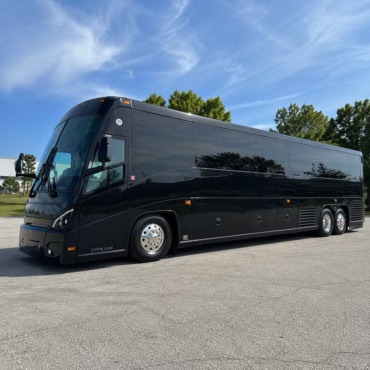columbus 47 passenger charter bus