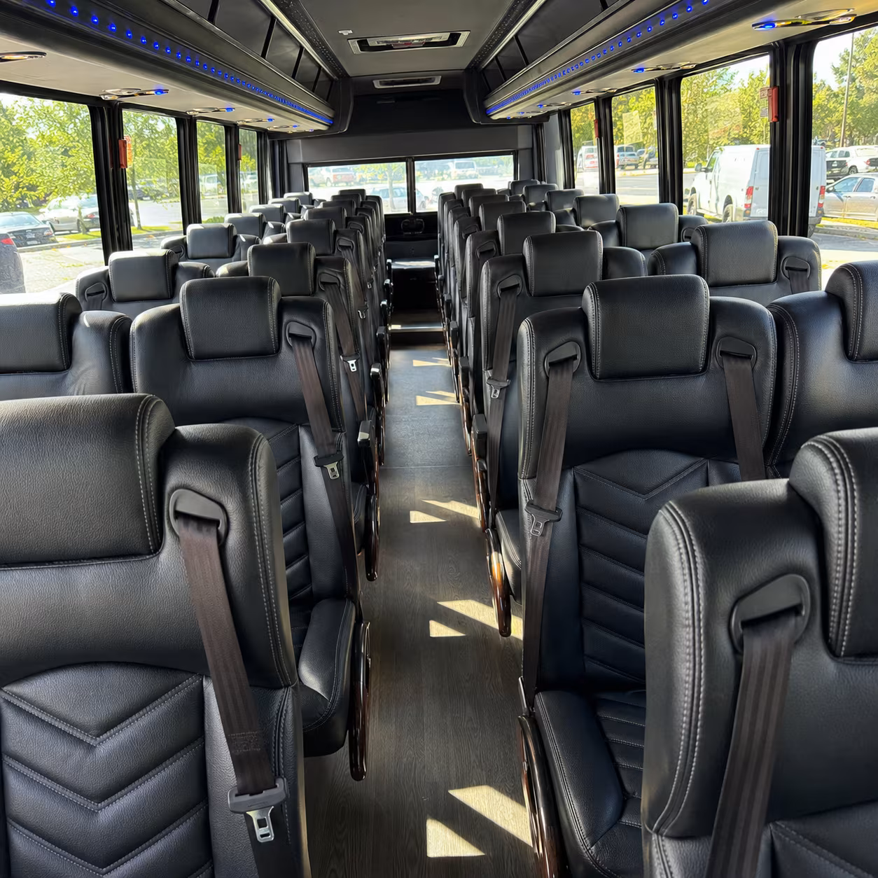 columbus corporate transportation onboard seating