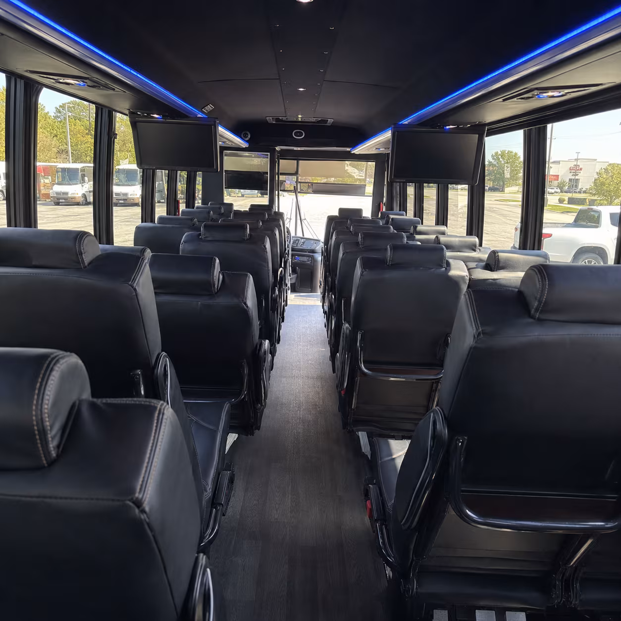 columbus religious group transportation onboard seating