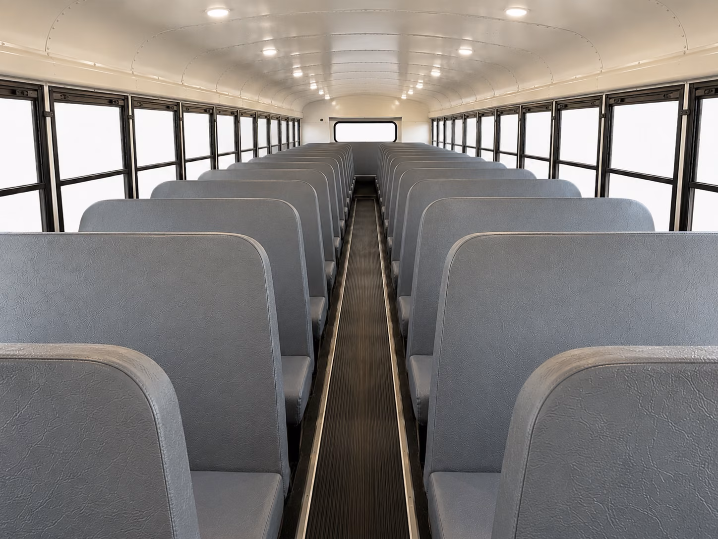 columbus school bus inside