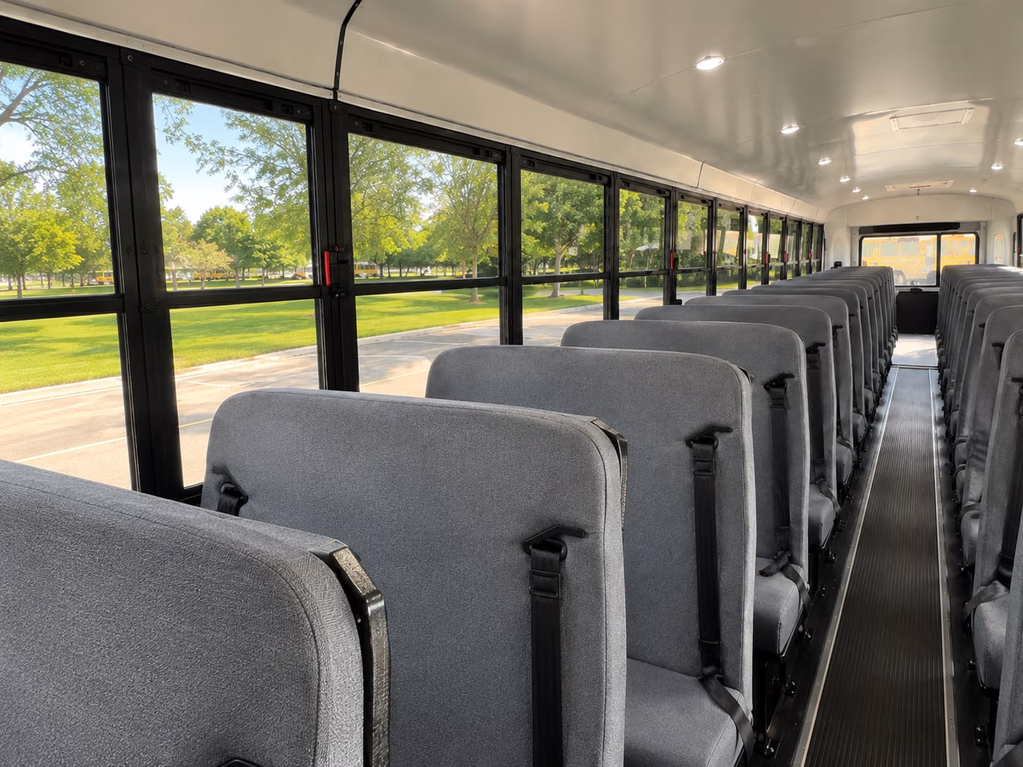 columbus school bus interior