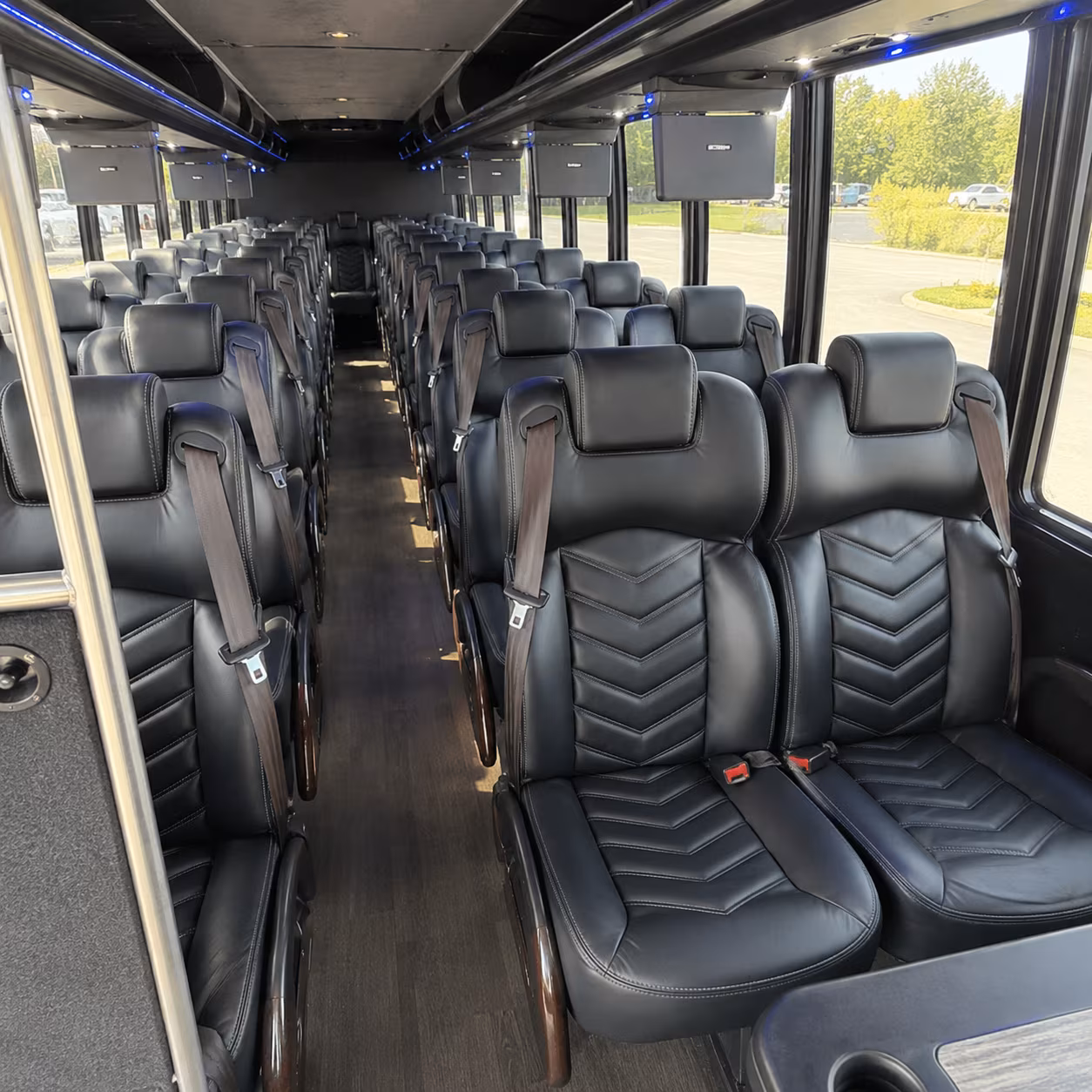 rent a minibus in columbus for a smaller prom group that still wants to arrive right